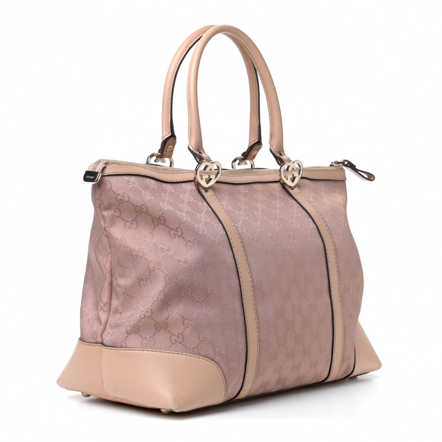 Gucci Monogram Lovely Heart Tote Pink 2 of 10