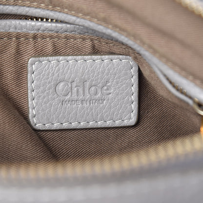 Chloe Calfskin Medium Marcie Satchel Cashmere Grey 7 of 8