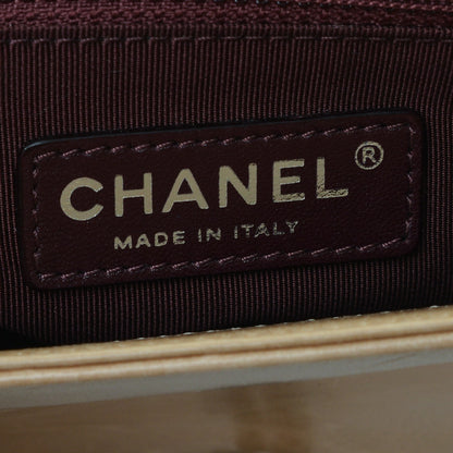 Chanel Glazed Calfskin Quilted Medium Coco Boy Flap Beige 6 of 8