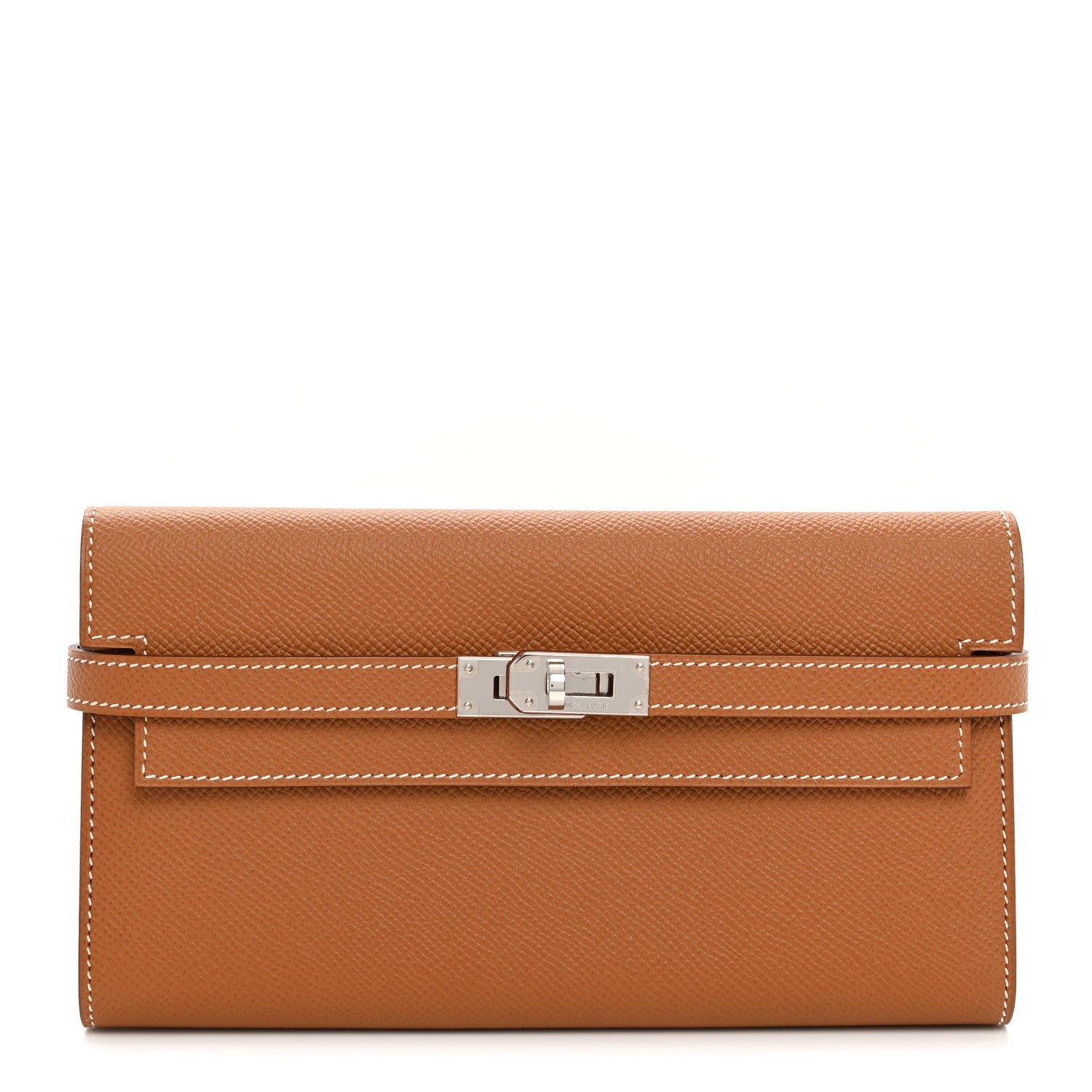Hermes Epsom Kelly Longue Wallet Gold 1 of 9