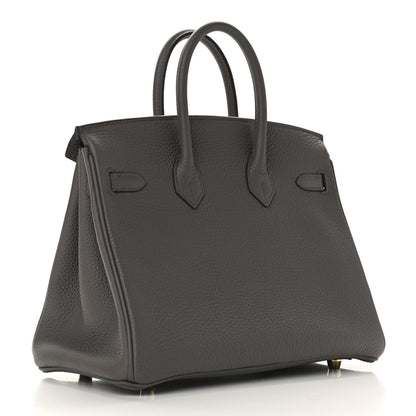 Hermes Togo Birkin 25 Etain 2 of 10