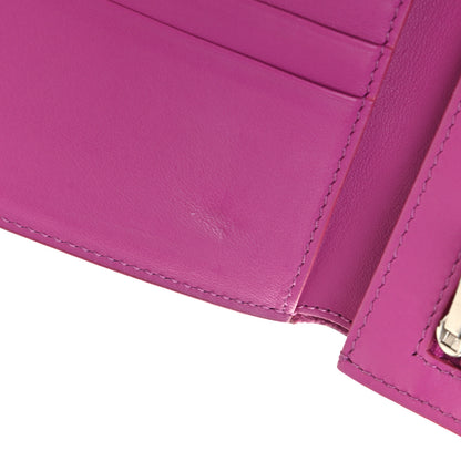 Celine Grained Calfskin Medium Multifunction Strap Wallet Magenta 11 of 14