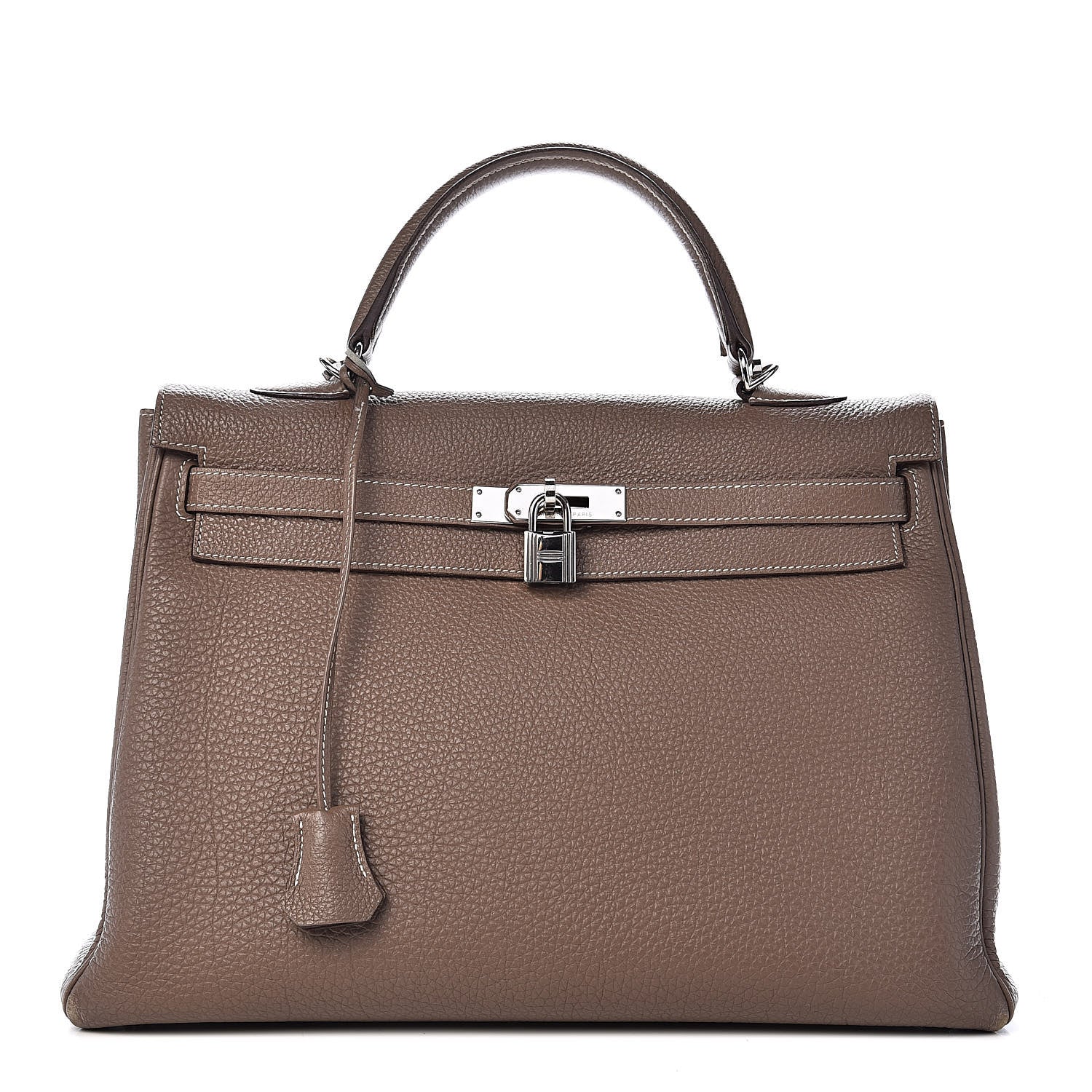 Hermes Togo Kelly Retourne 35 Etoupe 1 of 42