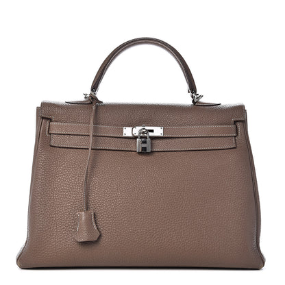 Hermes Togo Kelly Retourne 35 Etoupe 1 of 42