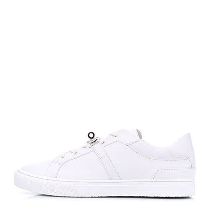 Hermes Calfskin Mens Day Sneakers 44 White 1 of 12