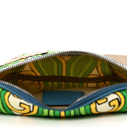 Gucci X THE NORTH FACE Econyl Nylon Belt Bag Green 5 of 9