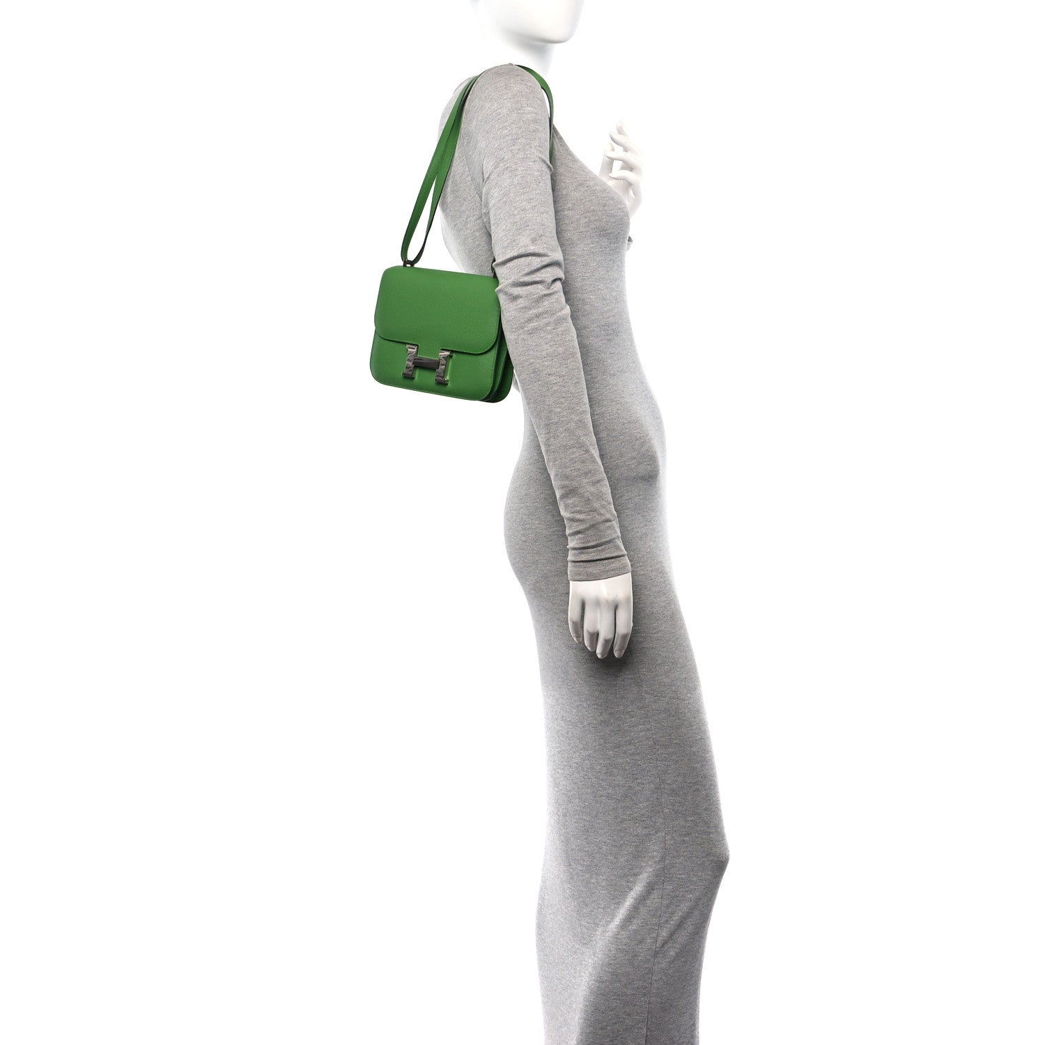 Hermes Epsom Constance 18 Vert Yucca 2 of 14