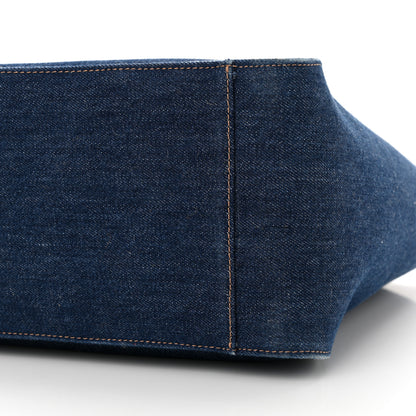 Stella McCartney Denim East West Perforated Tote Blue 10 of 12