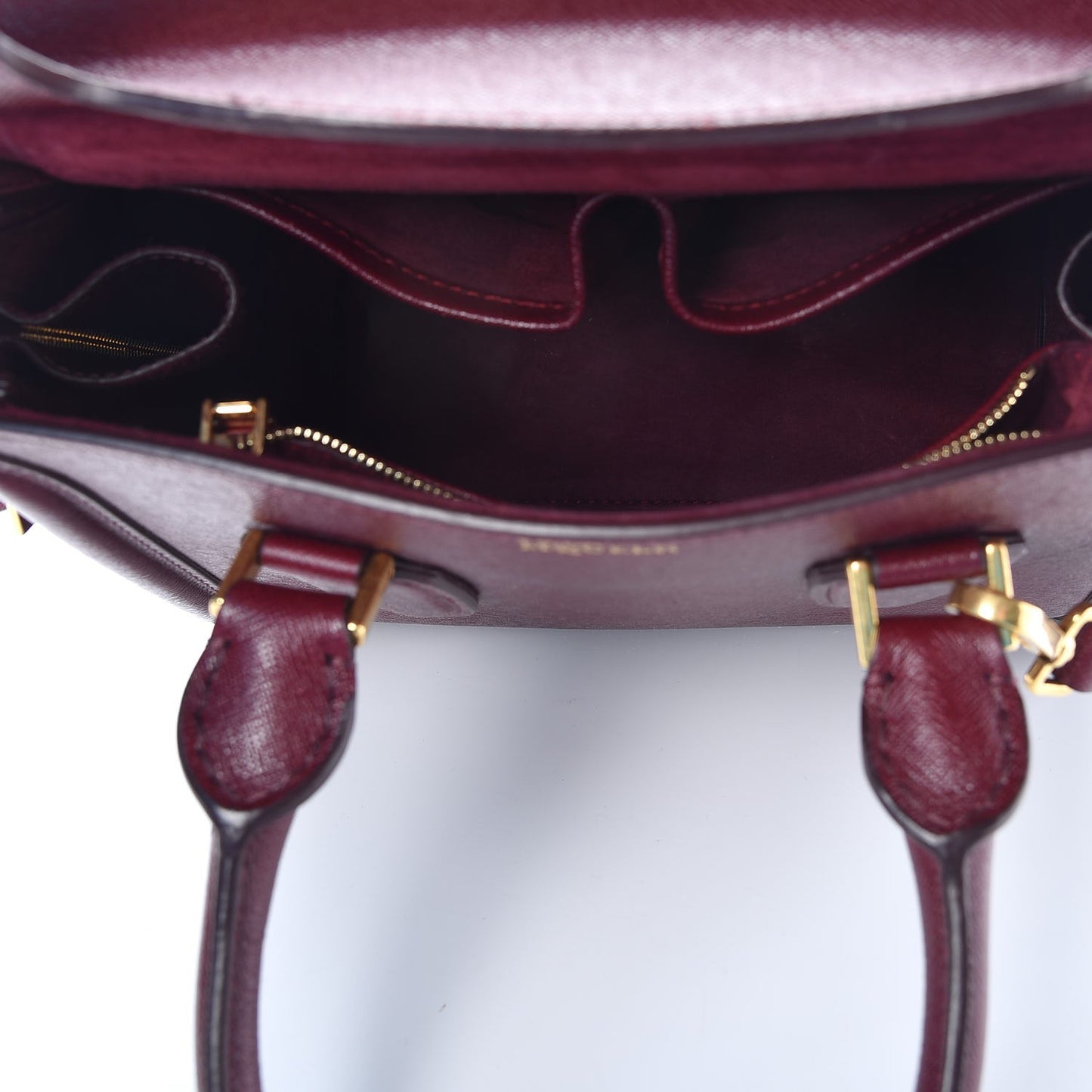 Calfskin Small Heroine Burgundy