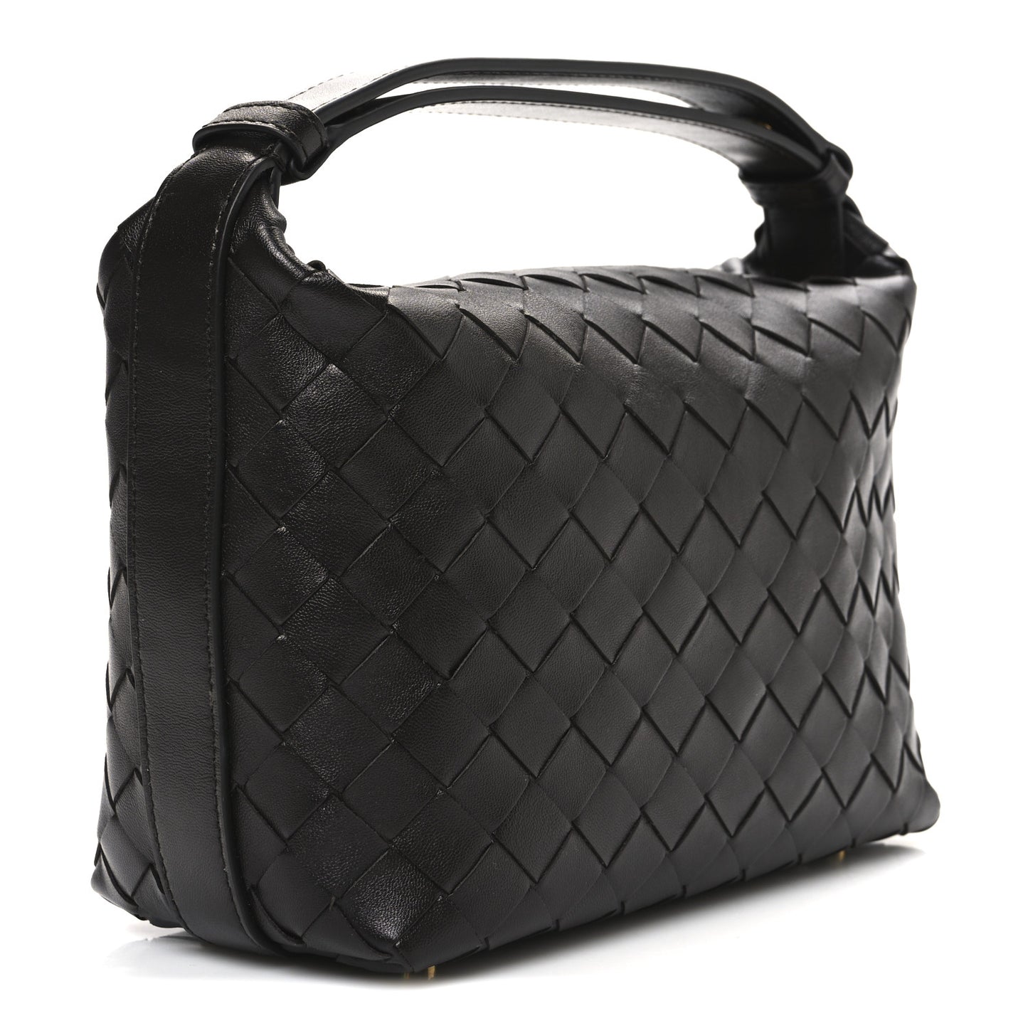 Calfskin Nappa Intrecciato Mini Wallace Fondant