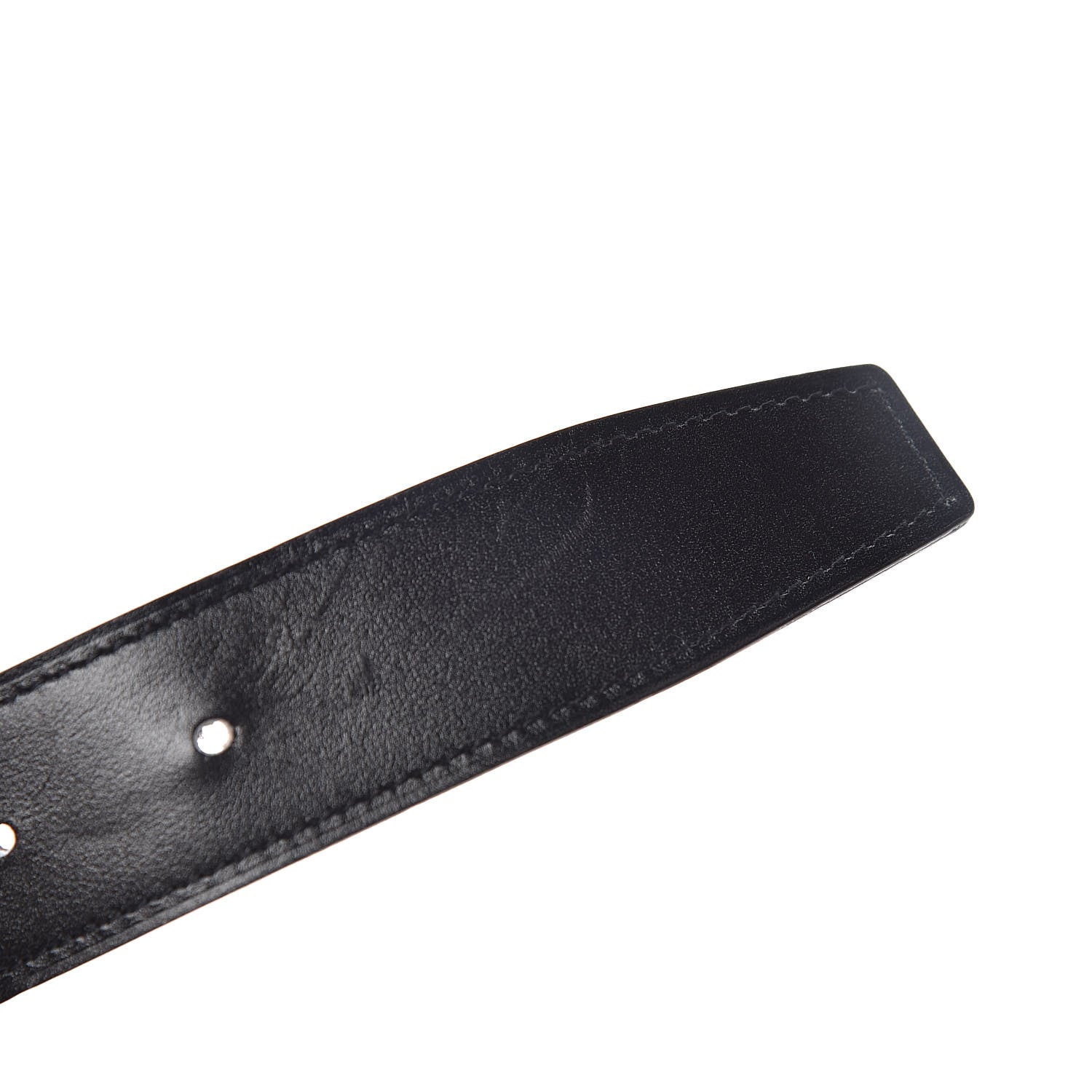 Hermes Box Togo 32mm Belt Strap 110 Black Chocolate 6 of 7