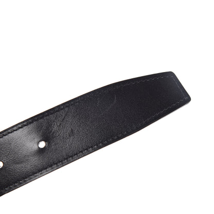 Hermes Box Togo 32mm Belt Strap 110 Black Chocolate 6 of 7