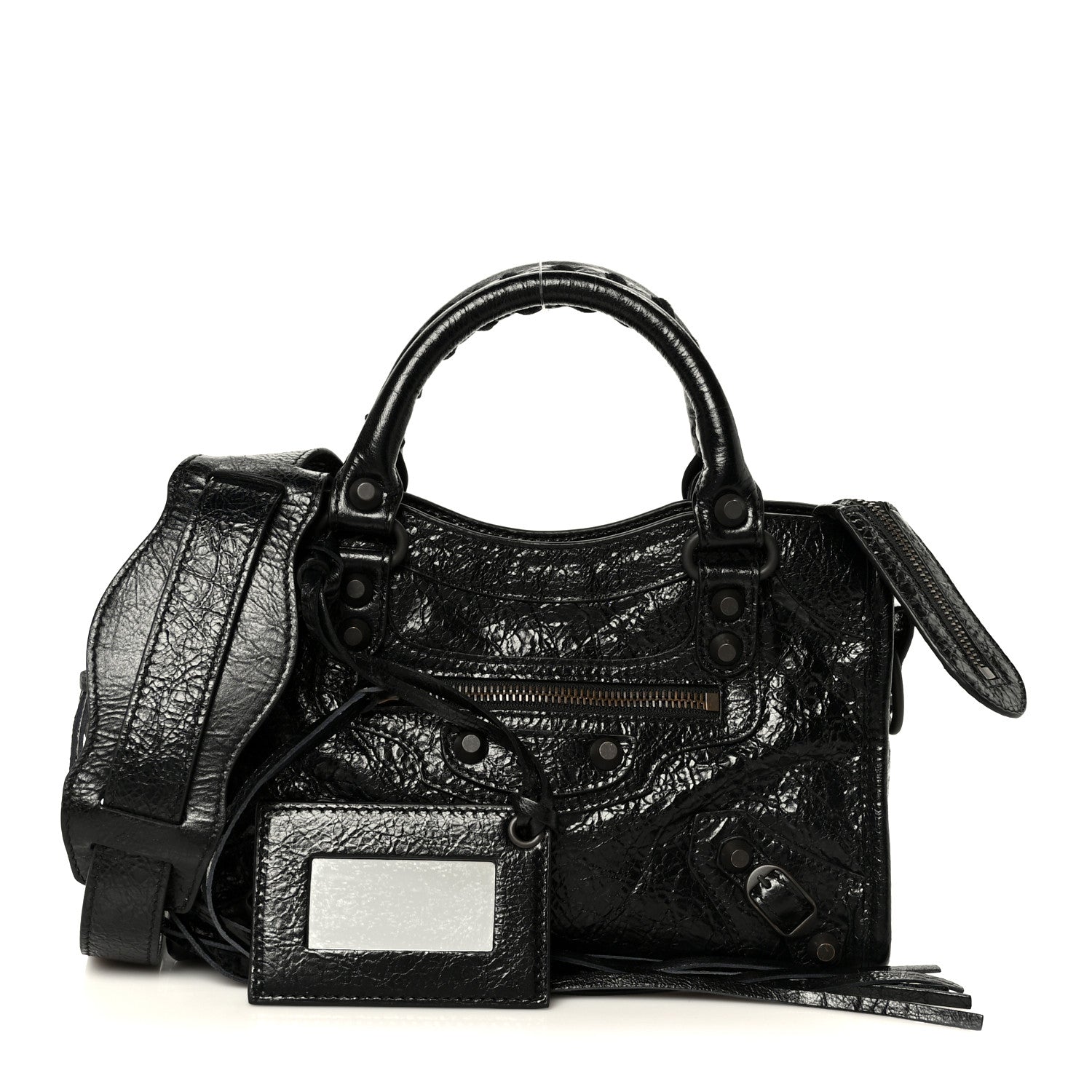 Balenciaga Agneau Arena Classic Hardware Le City Mini  Black 3 of 12