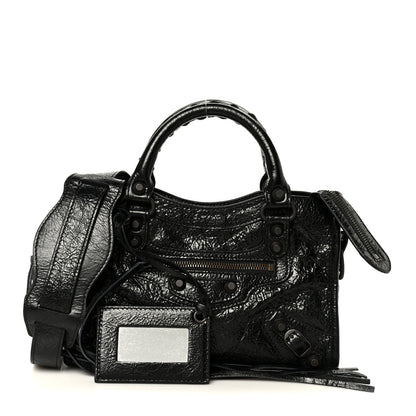Balenciaga Agneau Arena Classic Hardware Le City Mini  Black 3 of 12