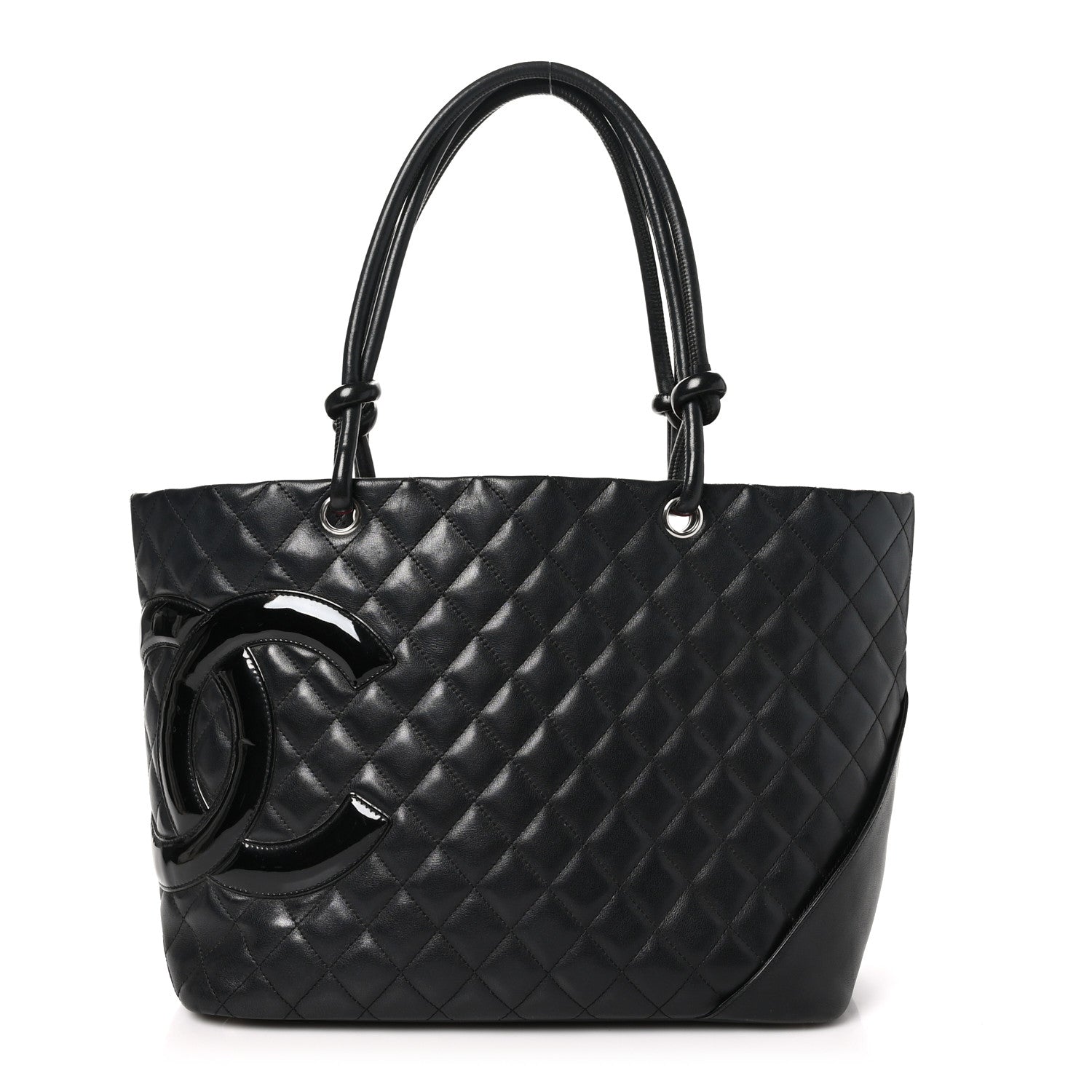 Chanel Calfskin Quilted Large Cambon Tote Black 1 of 12