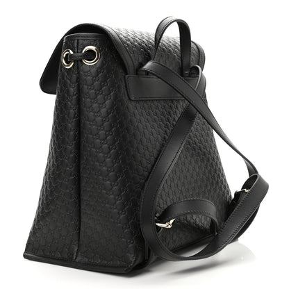 Gucci Microguccissima Drawstring Backpack Black 3 of 11