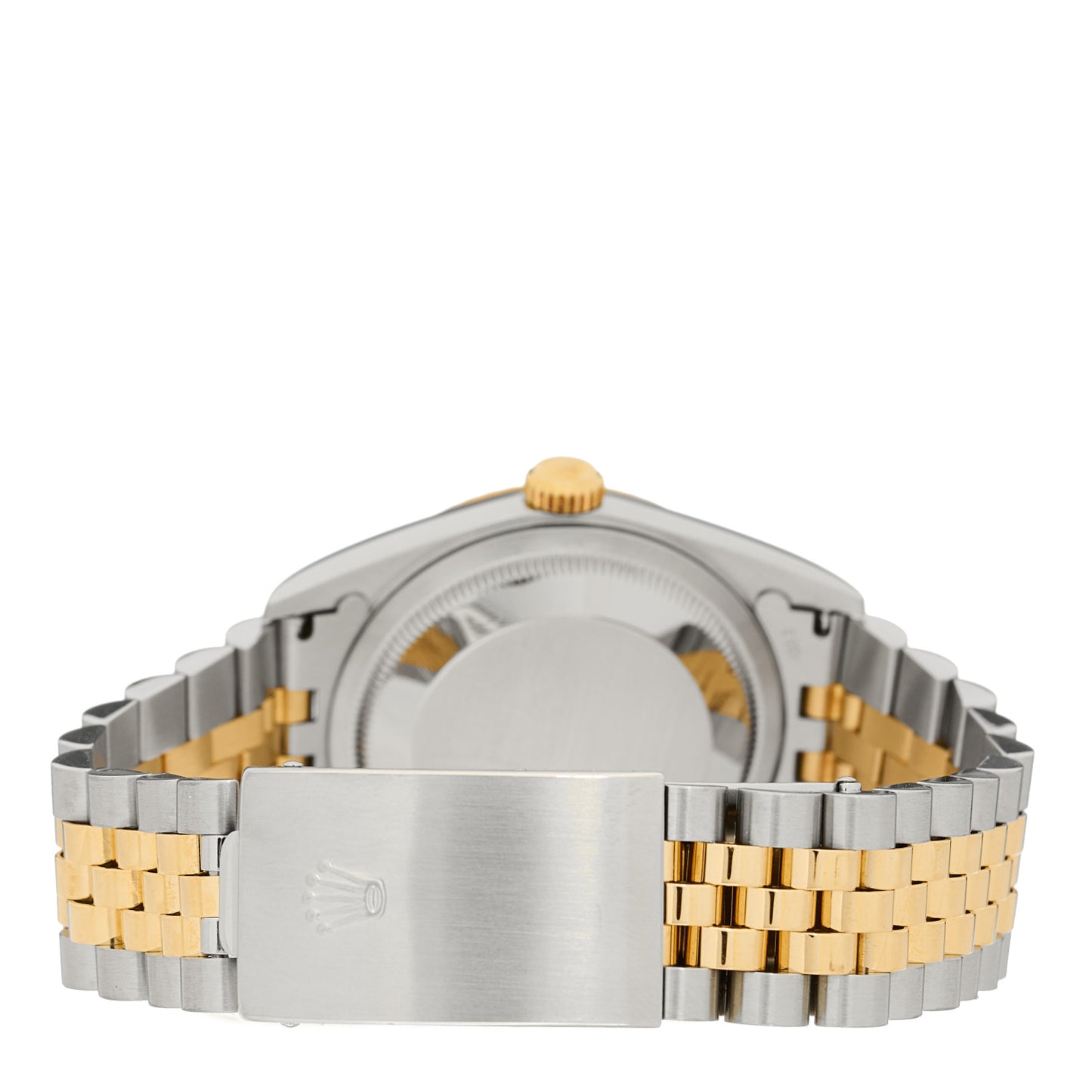 Stainless Steel 18K Yellow Gold 36mm Oyster Perpetual Datejust Watch Champagne 16233