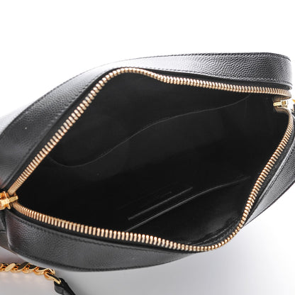 Saint Laurent Grain De Poudre Medium Classic Monogram Camera Bag Black 5 of 6