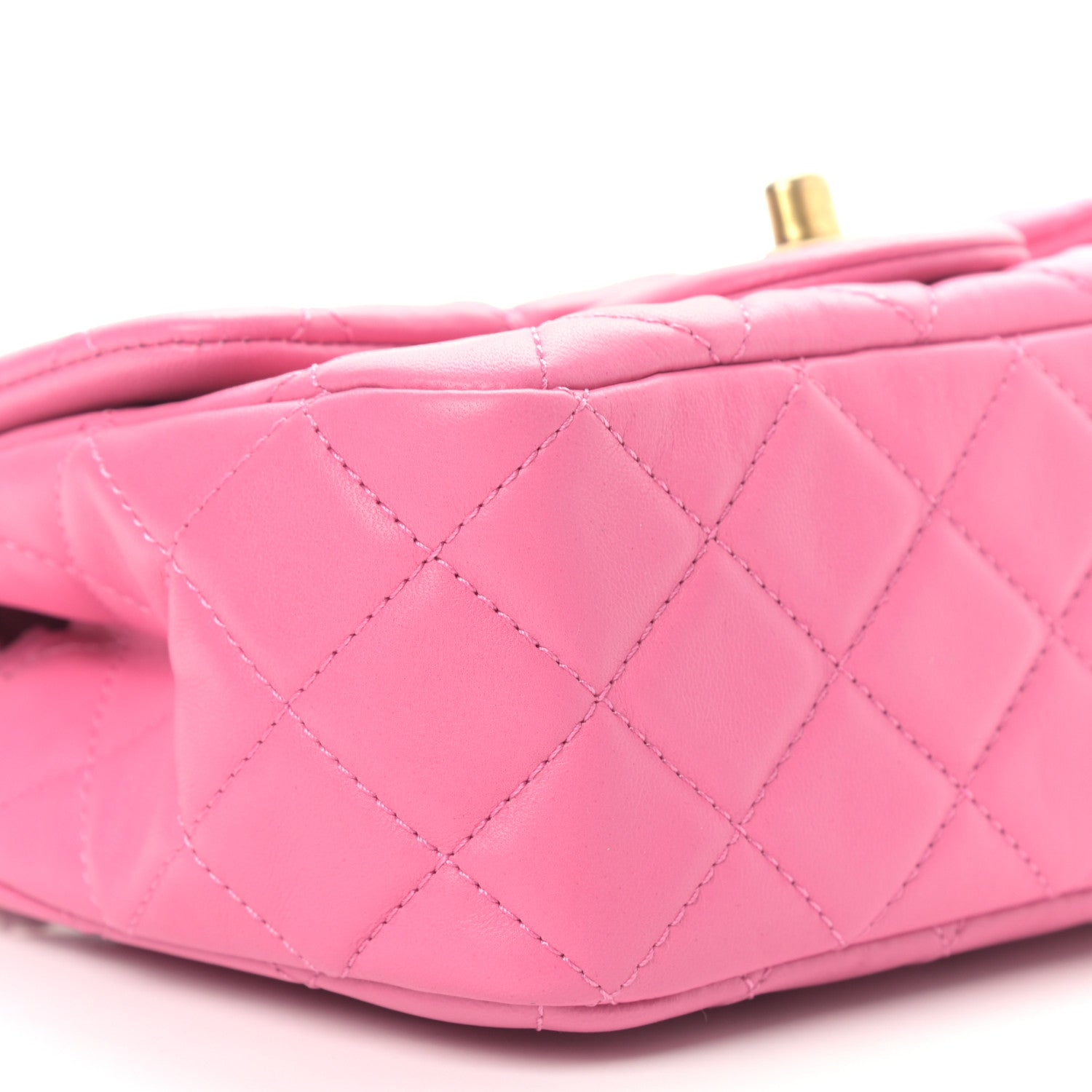 Chanel Lambskin Quilted Mini Pearl Crush Flap Pink 8 of 9