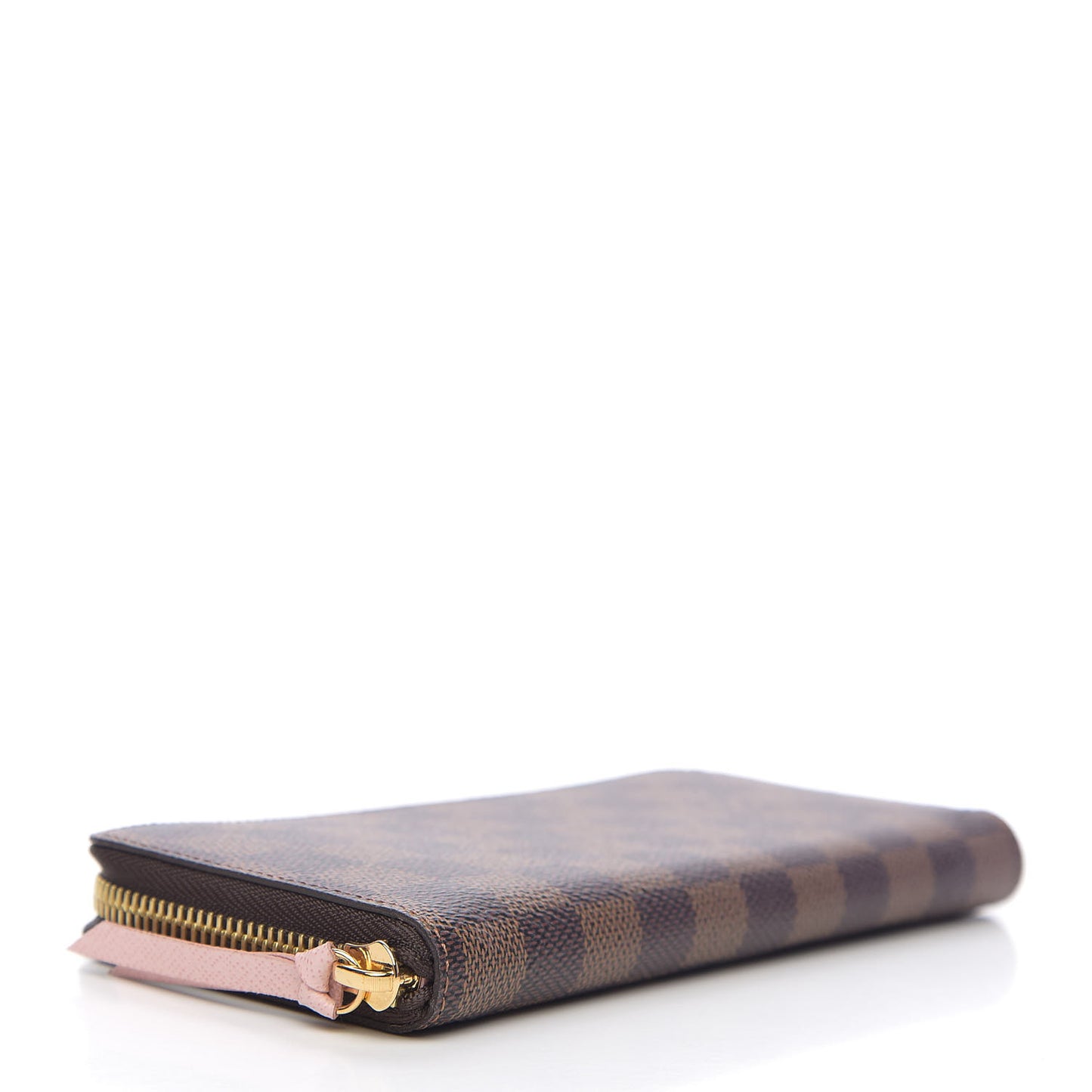 Damier Ebene Clemence Wallet Rose Ballerine