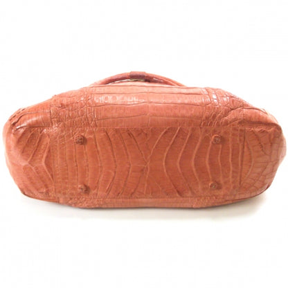Nancy Gonzalez Crocodile Satchel Peach 4 of 17