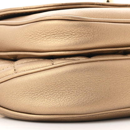 Chanel Metallic Calfskin Quilted Waist Bag Gold 10 of 12