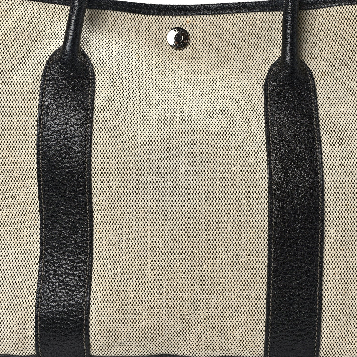 Hermes Toile Buffle Skipper Garden Party 36 MM Tote Black 7 of 9