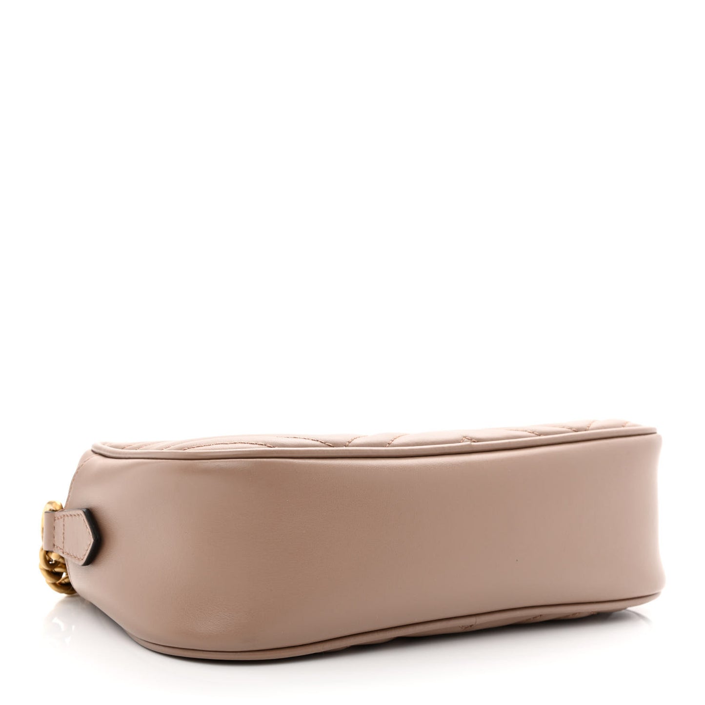 Calfskin Matelasse Small GG Marmont Chain Shoulder Bag Porcelain Rose