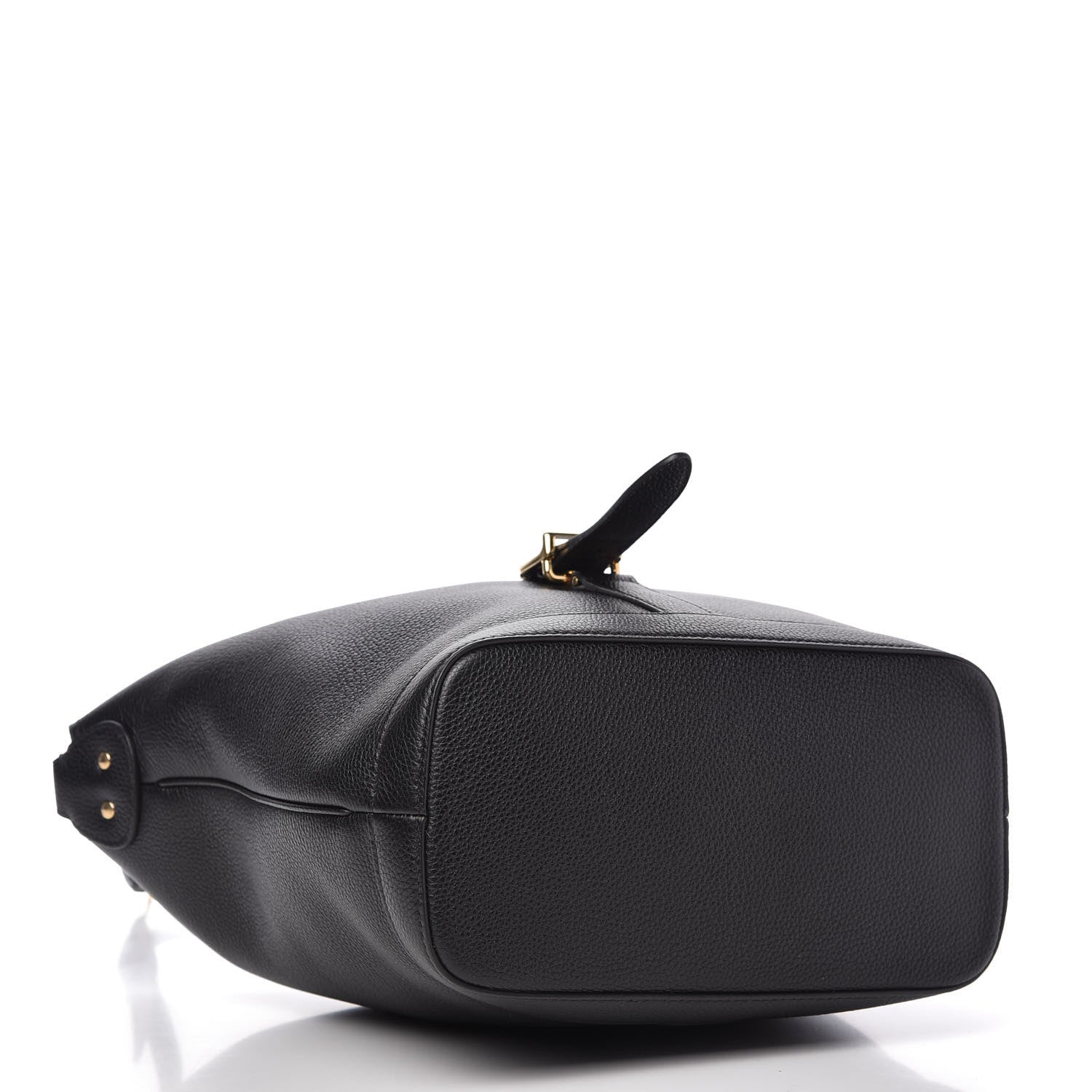 Celine Soft Grained Calfskin Medium Bucket Bag Black 4 of 9