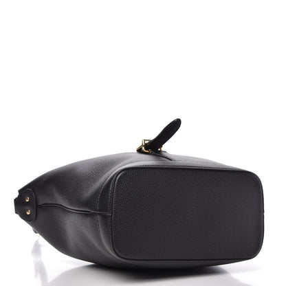 Celine Soft Grained Calfskin Medium Bucket Bag Black 4 of 9