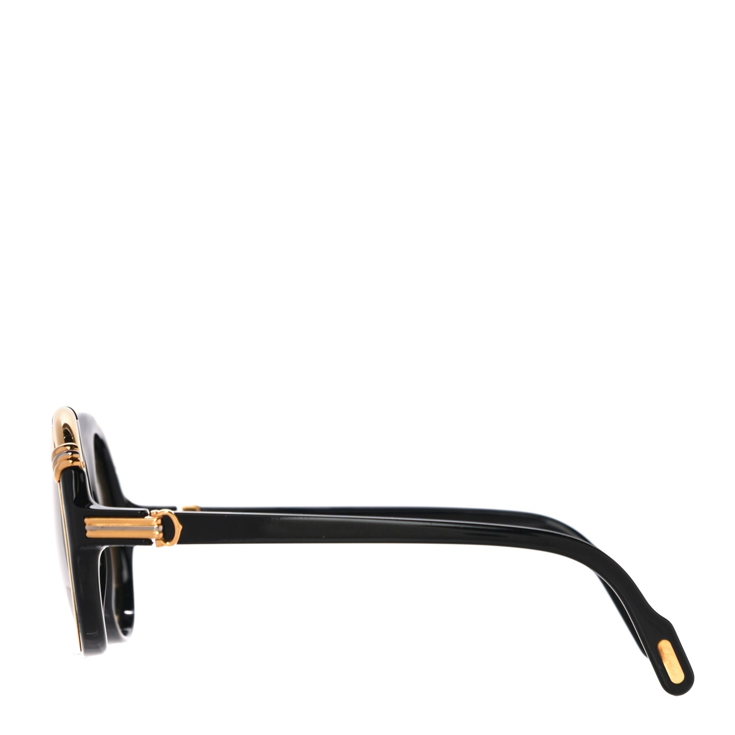 Vintage Diabolo Sunglasses 130 Black Gold