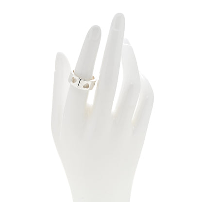 Tiffany Sterling Silver Heart Stencil Band Ring 53 6.25 2 of 4