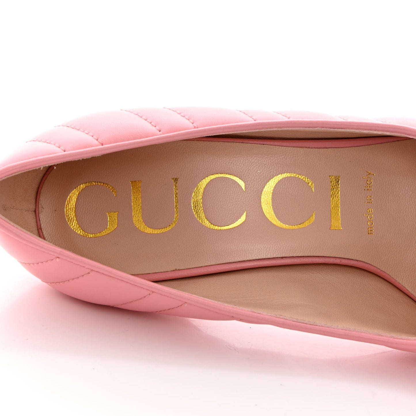 Nappa Charlotte Chevron Matelasse Double G 95mm Pumps 38 Wild Rose