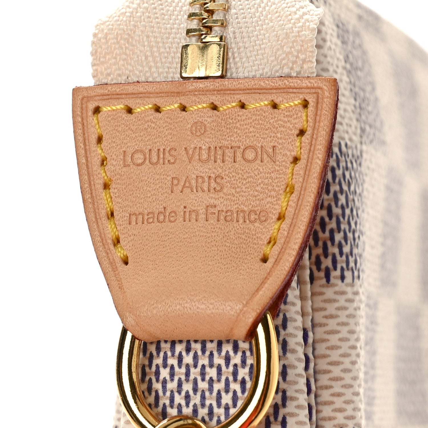 Louis Vuitton Damier Azur Mini Pochette Accessories 7 of 9