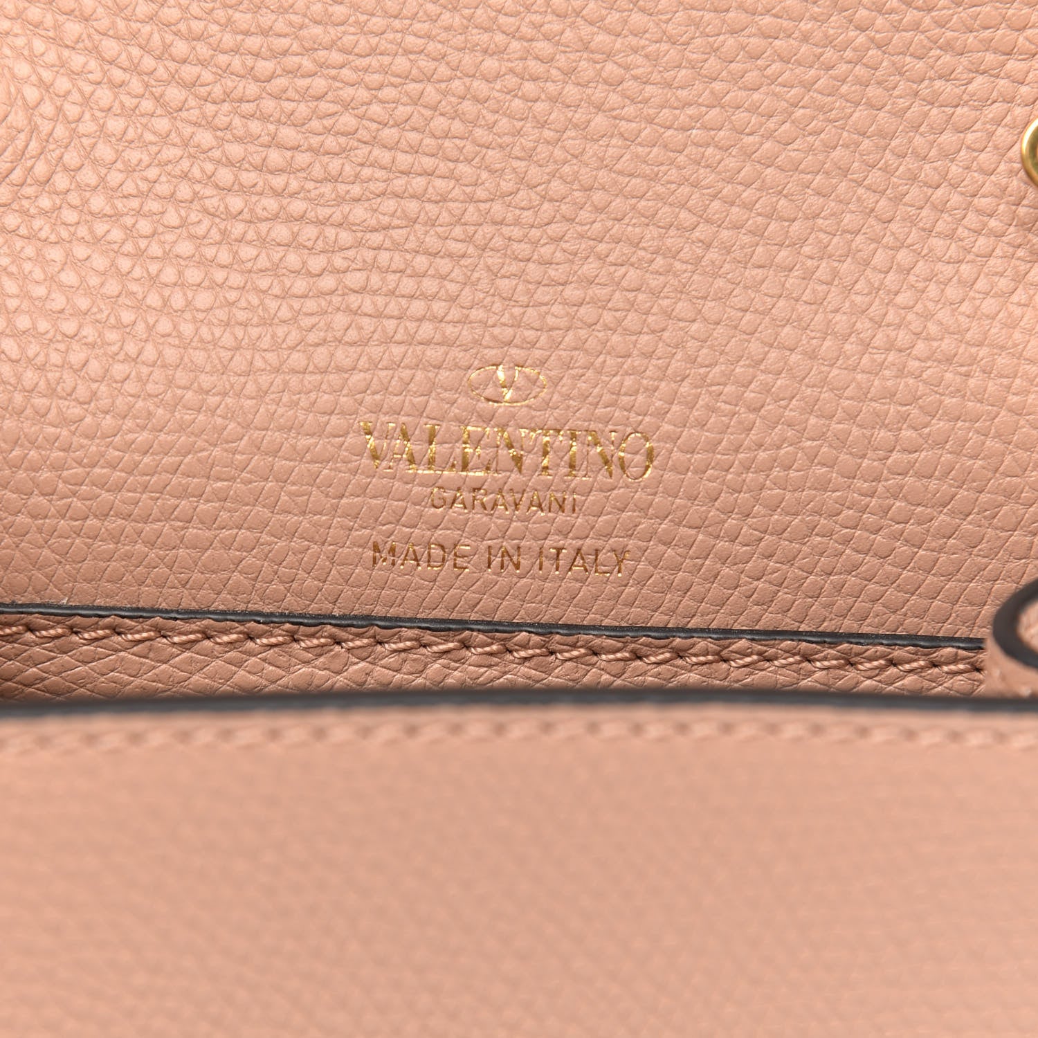 Valentino Garavani Grained Calfskin Vlogo Crossbody Pouch Rose Cannelle 6 of 8