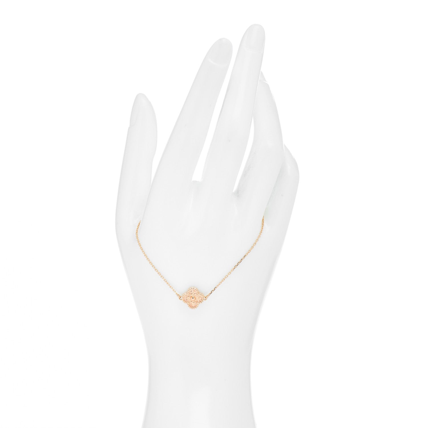 Van Cleef & Arpels 18K Rose Gold Sweet Alhambra Bracelet 2 of 4