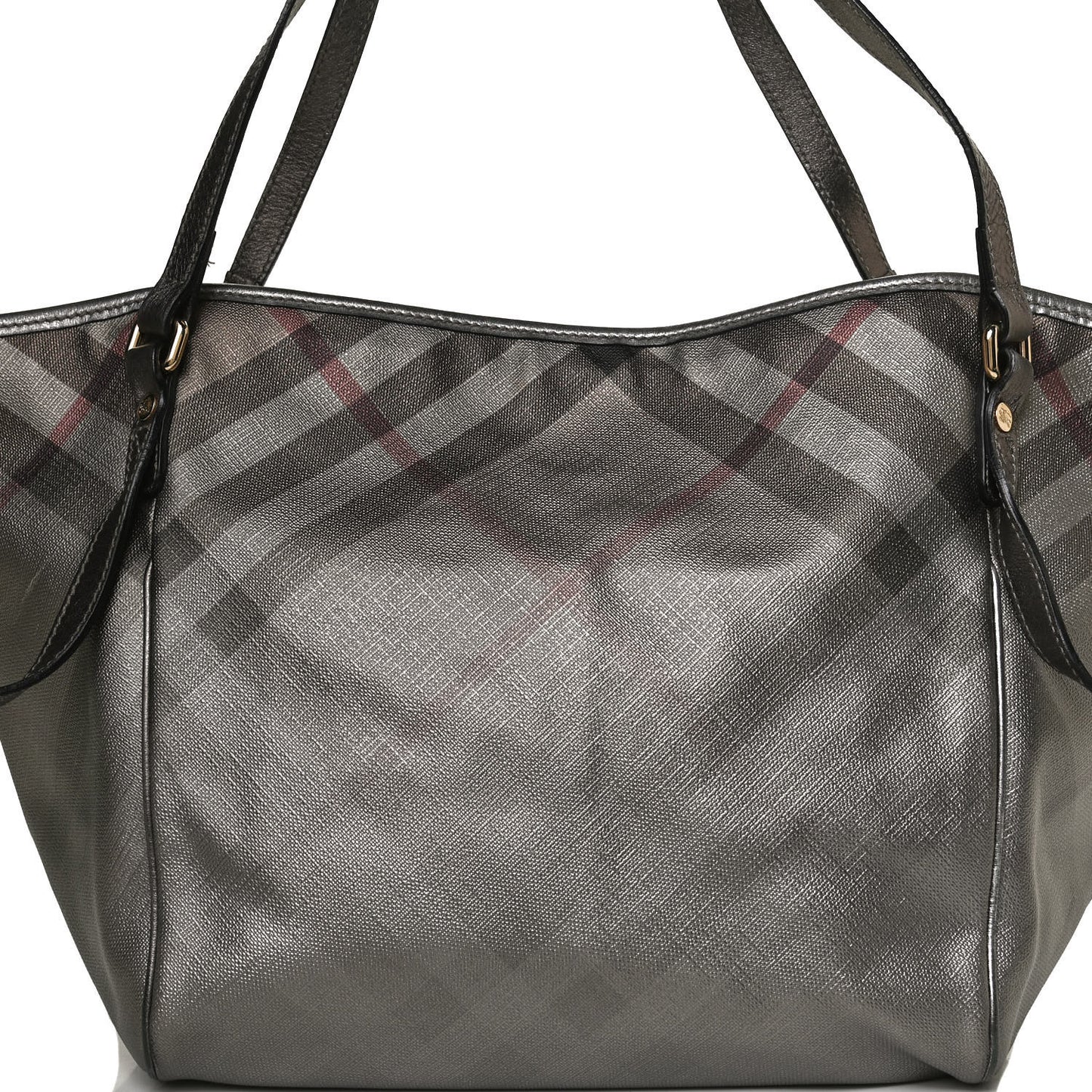 Smoked Nova Check Tote Anthracite