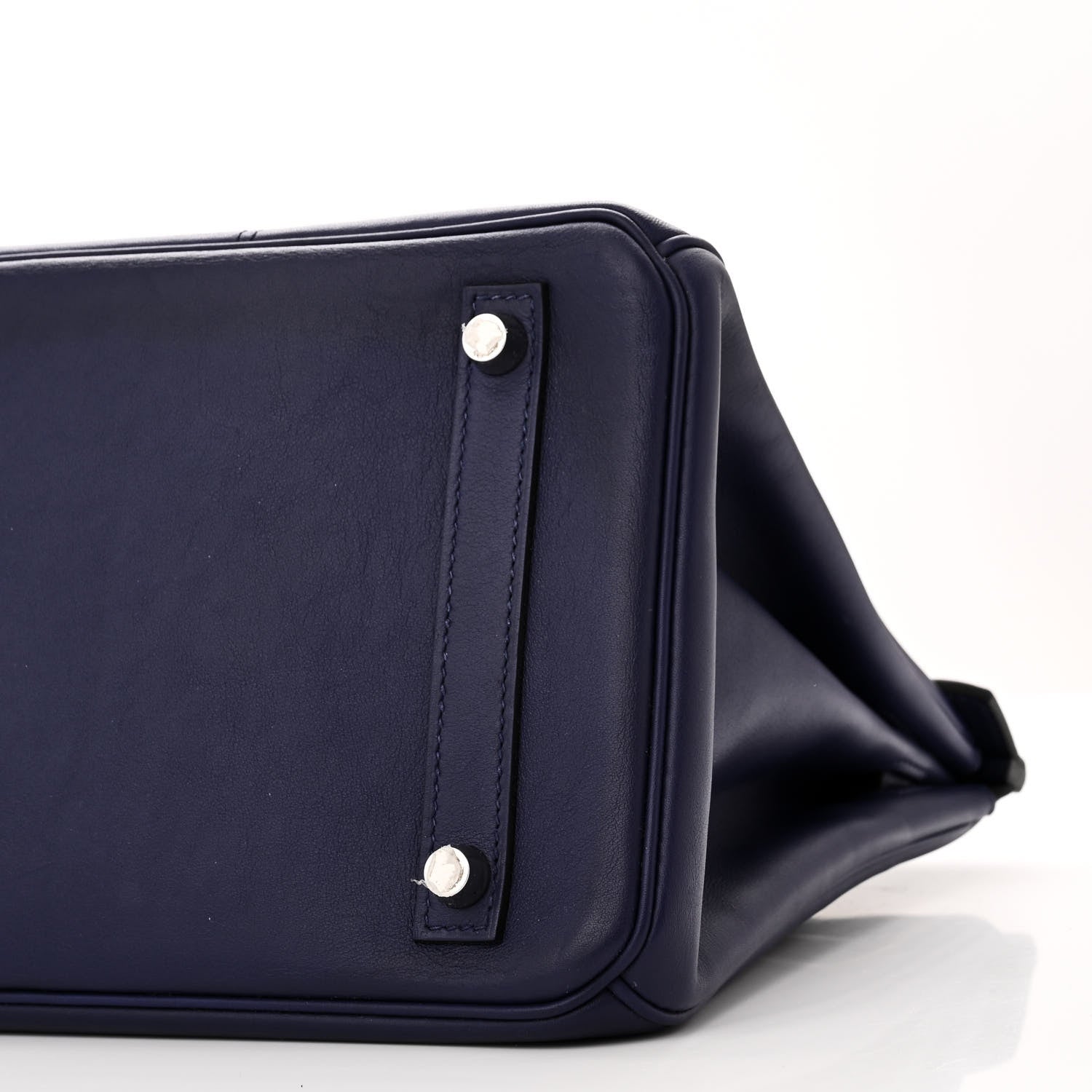 Hermes Swift Epsom Tressage Birkin 30 Bleu Encre Bleu Du Nord Gold 10 of 10