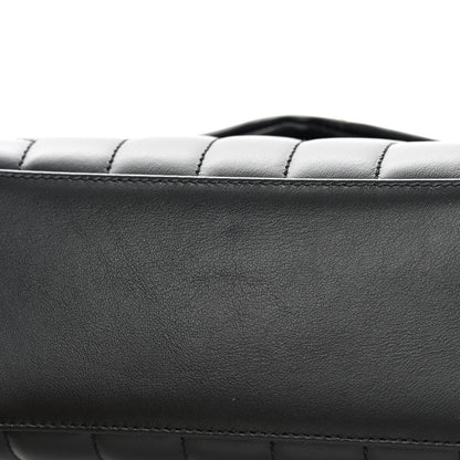 Saint Laurent Calfskin Y Quilted Monogram Small Loulou Chain Satchel Black 13 of 13