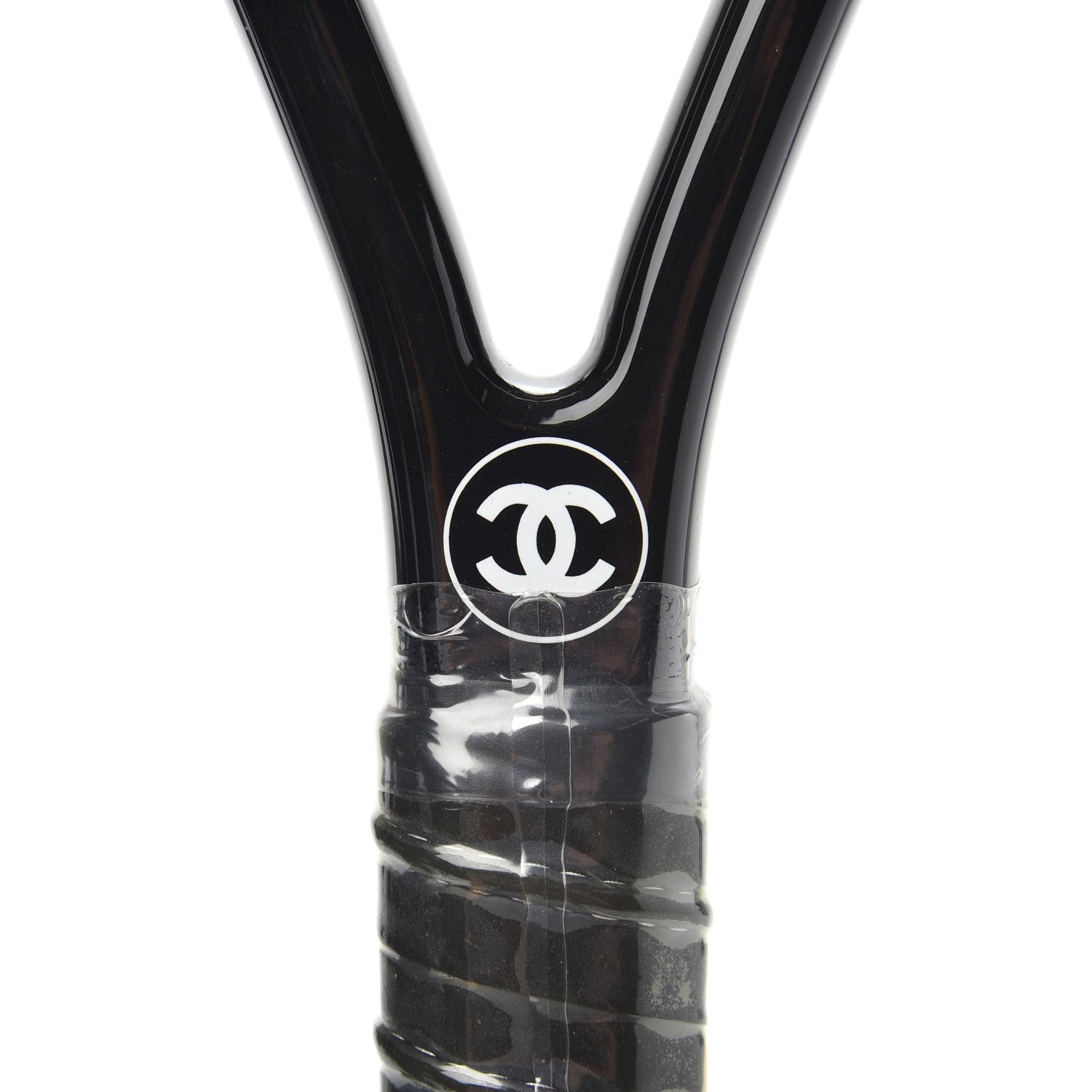 Chanel Tennis Racquet and Nylon Quilted Cover Black 3 of 5
