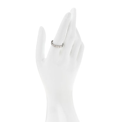 Cartier 18K White Gold 3.5mm LOVE Wedding Band Ring 59 8.75 2 of 4