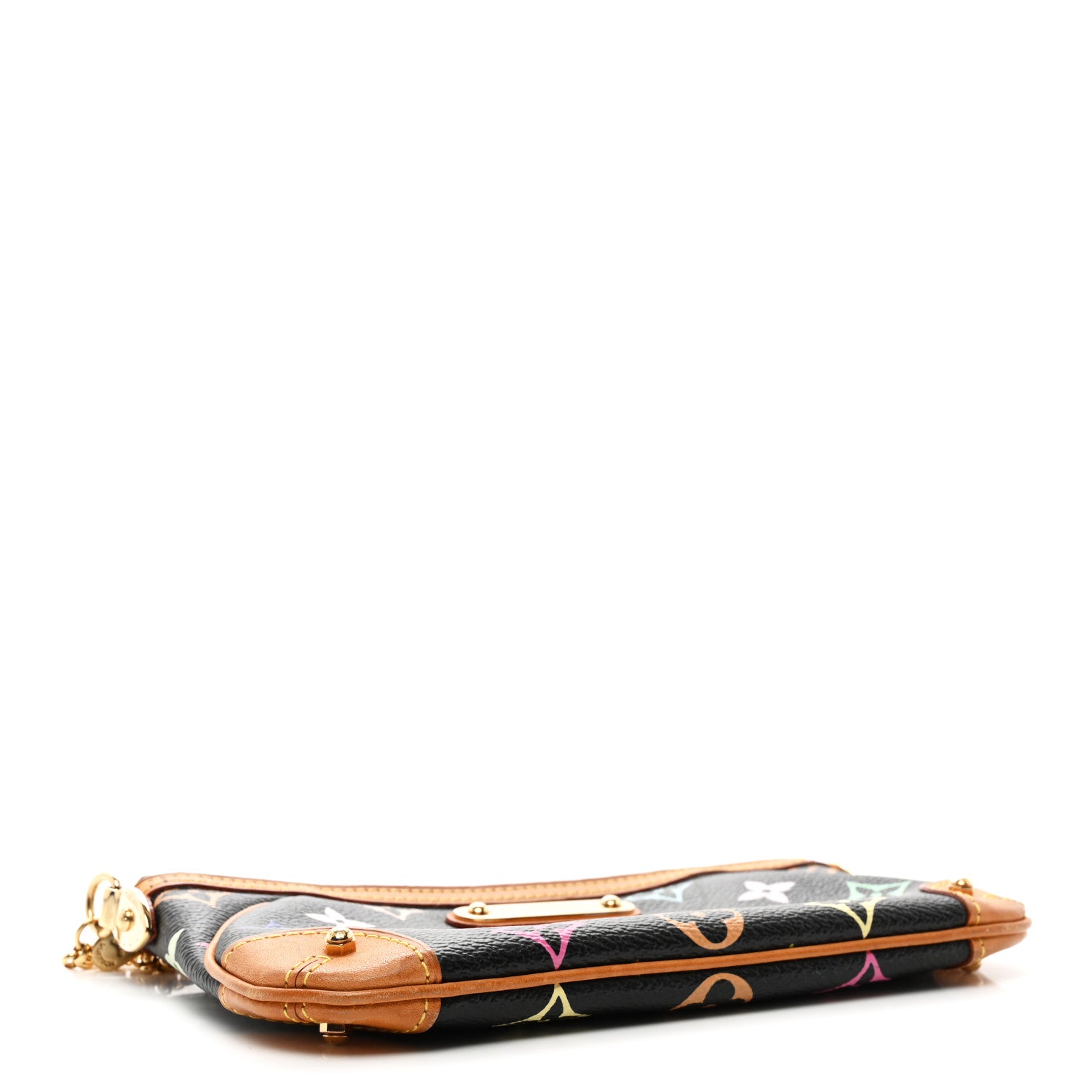 Louis Vuitton Monogram Multicolor Pochette Milla MM Black 4 of 9