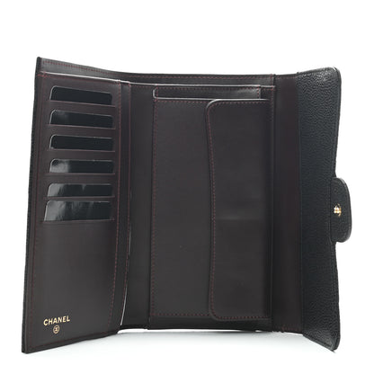 Chanel Caviar Quilted Large Flap Wallet Black 5 of 9