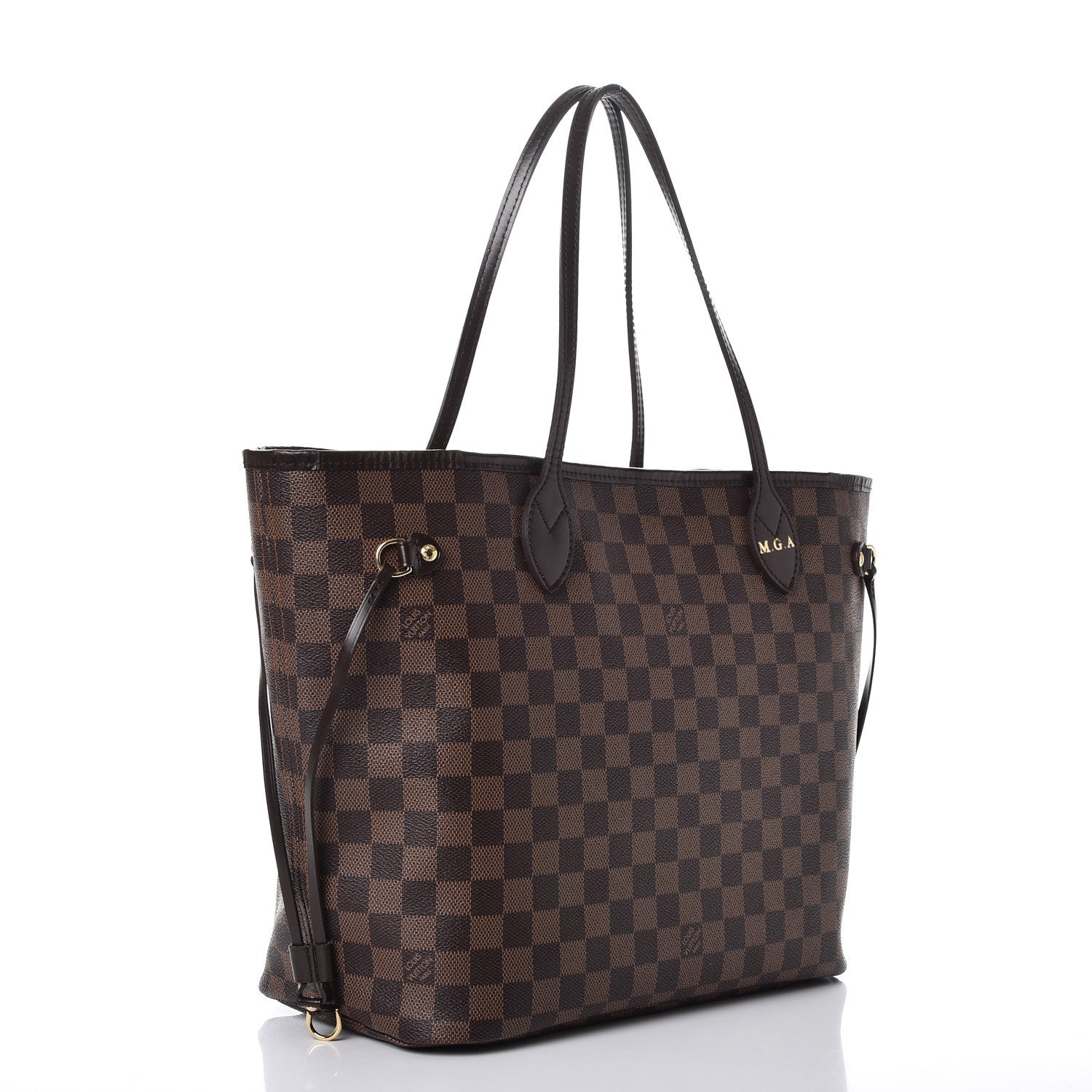 Louis Vuitton Damier Ebene Neverfull MM 3 of 10