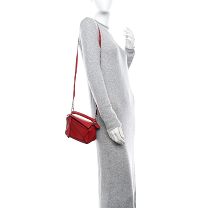Loewe Calfskin Mini Puzzle Bag Pomodoro 2 of 11
