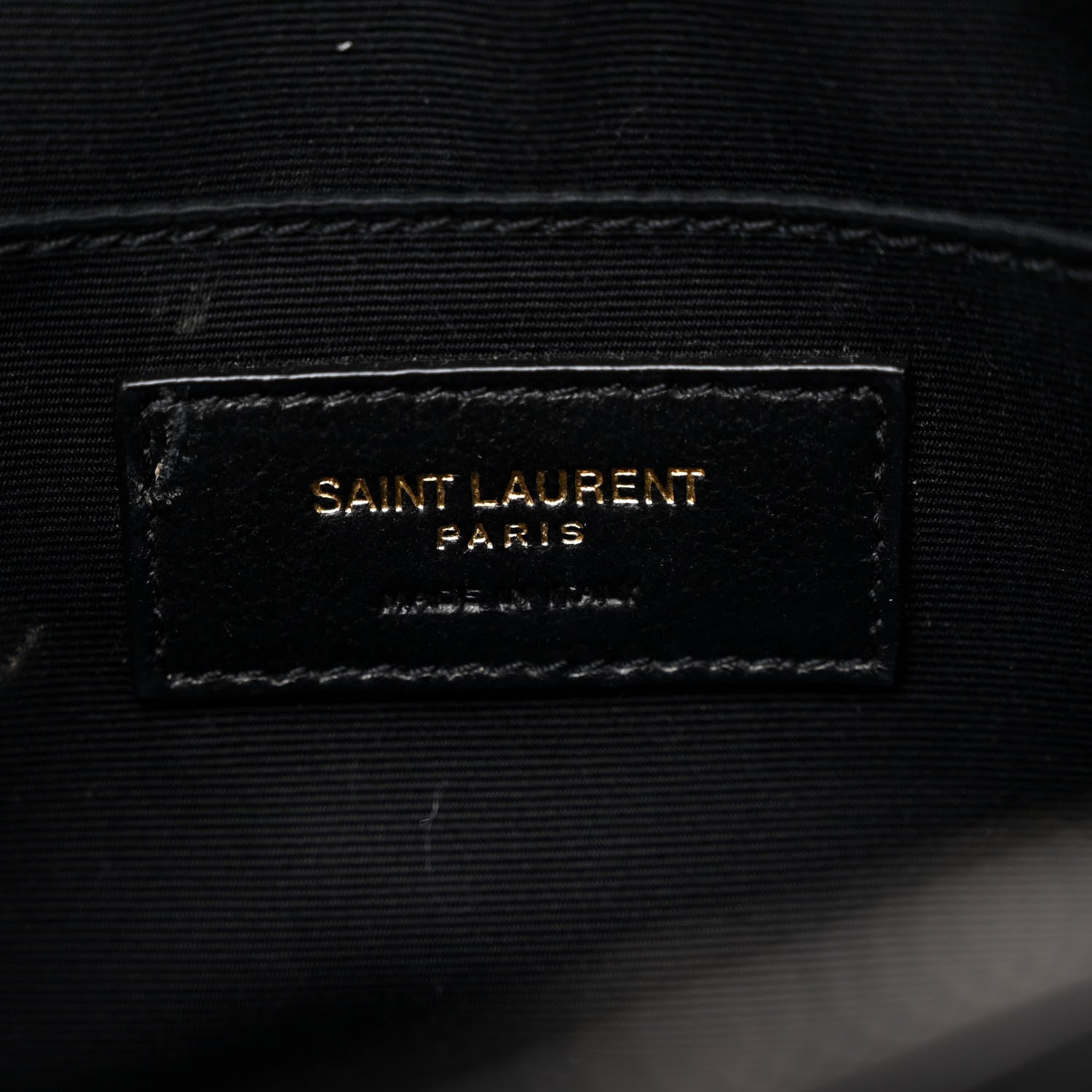 Saint Laurent Calfskin Matelasse Monogram Lou Camera Bag Black 6 of 9