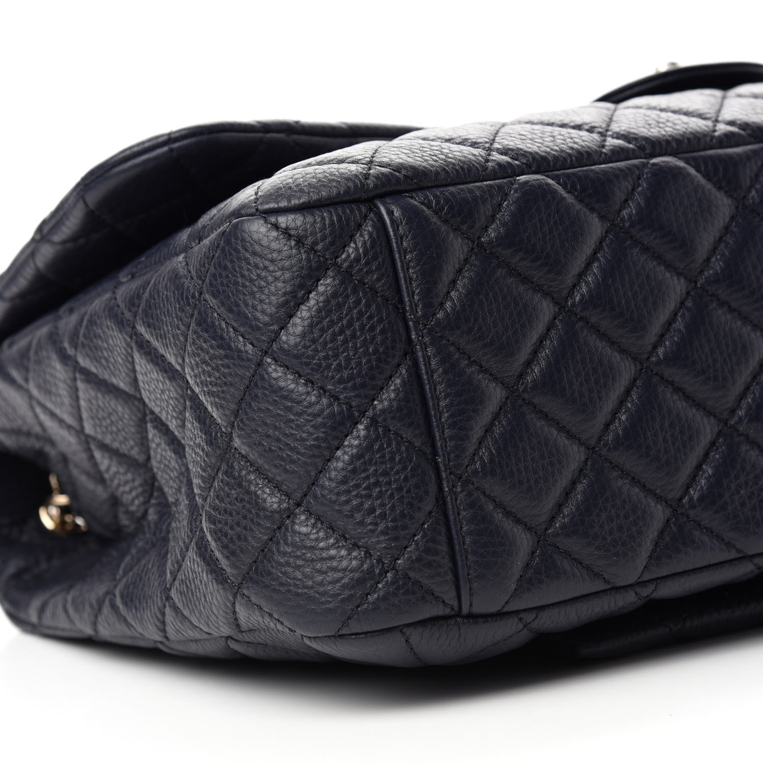 Chanel Calfskin Quilted Small XXL Travel Flap Bag Navy 6 of 11