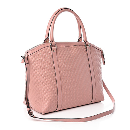 Gucci Soft Microguccissima Large Dome Satchel Soft Pink 3 of 10