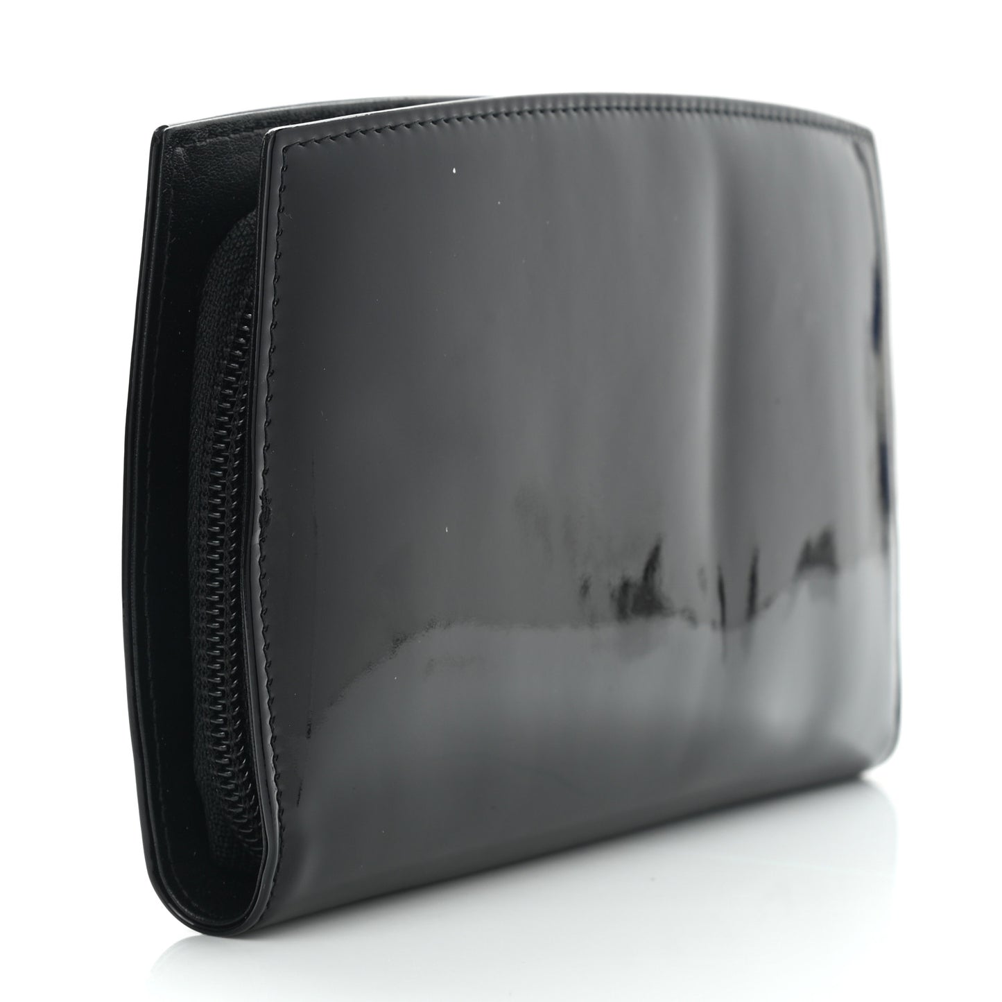 Patent CC Trousse Maquil Yen Wallet Black
