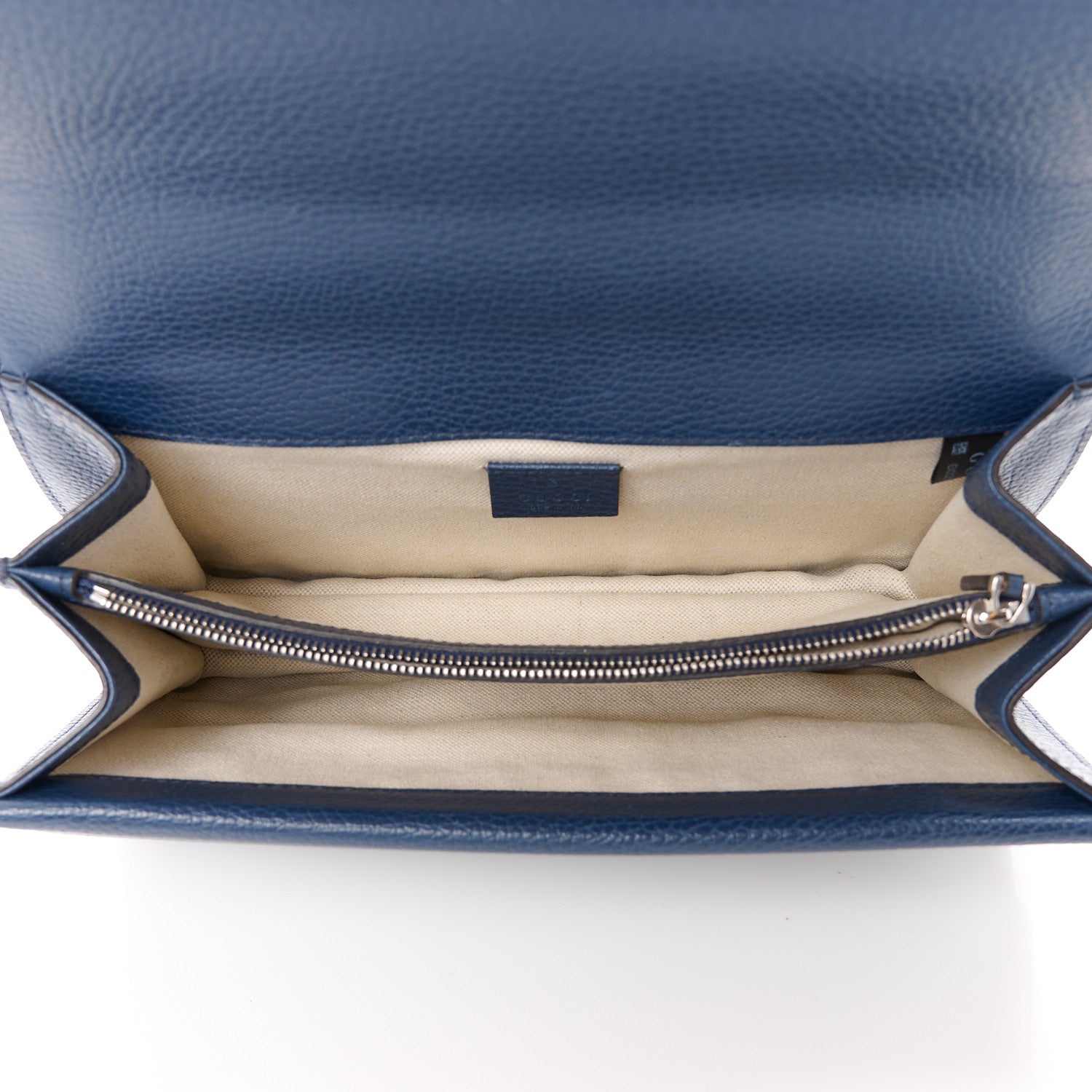 Gucci Pebbled Calfskin Small Dionysus Shoulder Bag Blue Agata 5 of 12